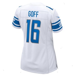 Jared Goff Detroit Lions Nike Women's Game Player Jersey - White