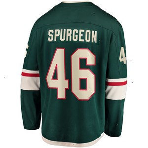 Jared Spurgeon Minnesota Wild Home Breakaway Player Jersey - Green