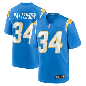 Jaret Patterson Los Angeles Chargers Nike Team Game Jersey - Powder Blue