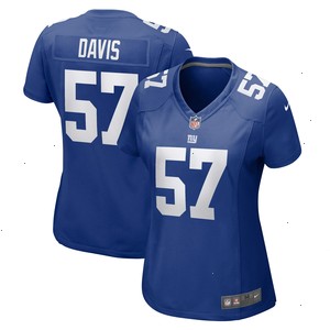 Jarrad Davis New York Giants Nike Women's Team Game Jersey - Royal