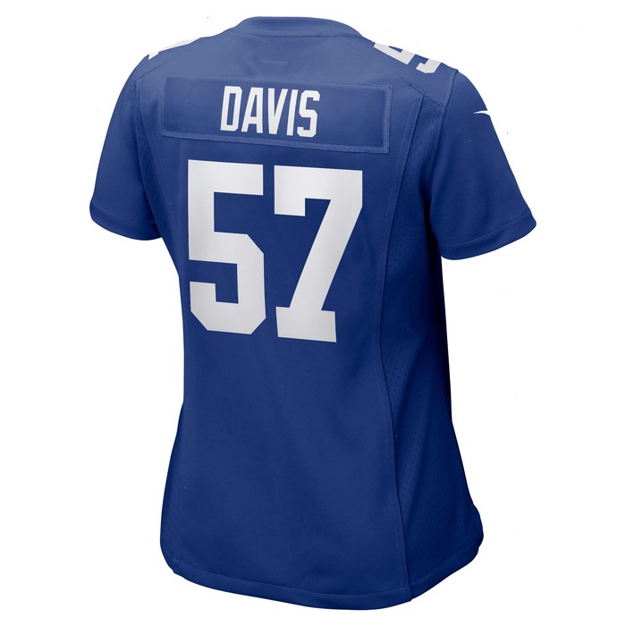 Jarrad Davis New York Giants Nike Women's Team Game Jersey - Royal