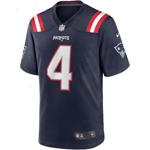 Jarrett Stidham New England Patriots Nike Game Jersey - Navy