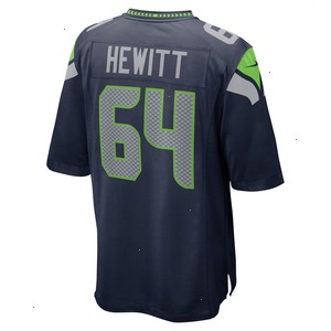 Jarrod Hewitt Seattle Seahawks Nike Home Game Player Jersey - College Navy