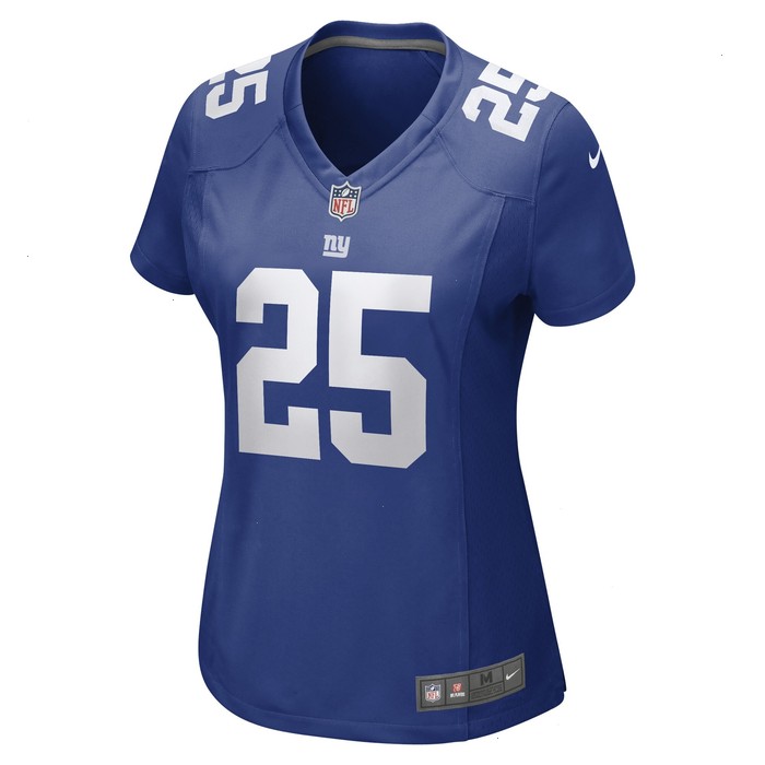 Jashaun Corbin New York Giants Nike Women's Game Player Jersey - Royal