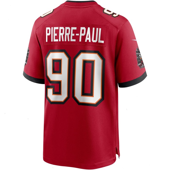 Jason Pierre-Paul Tampa Bay Buccaneers Nike Game Player Jersey - Red