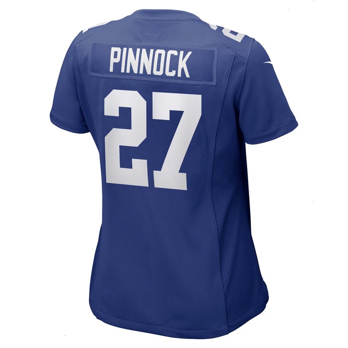 Jason Pinnock New York Giants Nike Women's Game Player Jersey - Royal