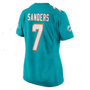 Jason Sanders Miami Dolphins Nike Women's Game Jersey - Aqua