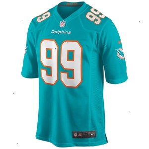 Jason Taylor Miami Dolphins Nike Game Retired Player Jersey - Aqua