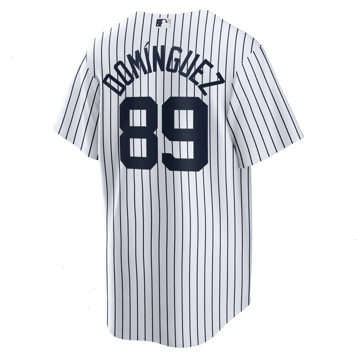 Jasson Dominguez New York Yankees Nike Home Official Replica Player Jersey - White