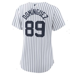 Jasson Dominguez New York Yankees Nike Women's Home Official Replica Player Jersey - White