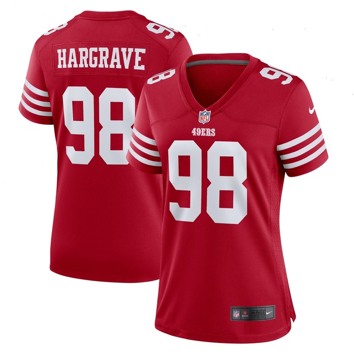 Javon Hargrave San Francisco 49ers Nike Women's Game Player Jersey - Scarlet