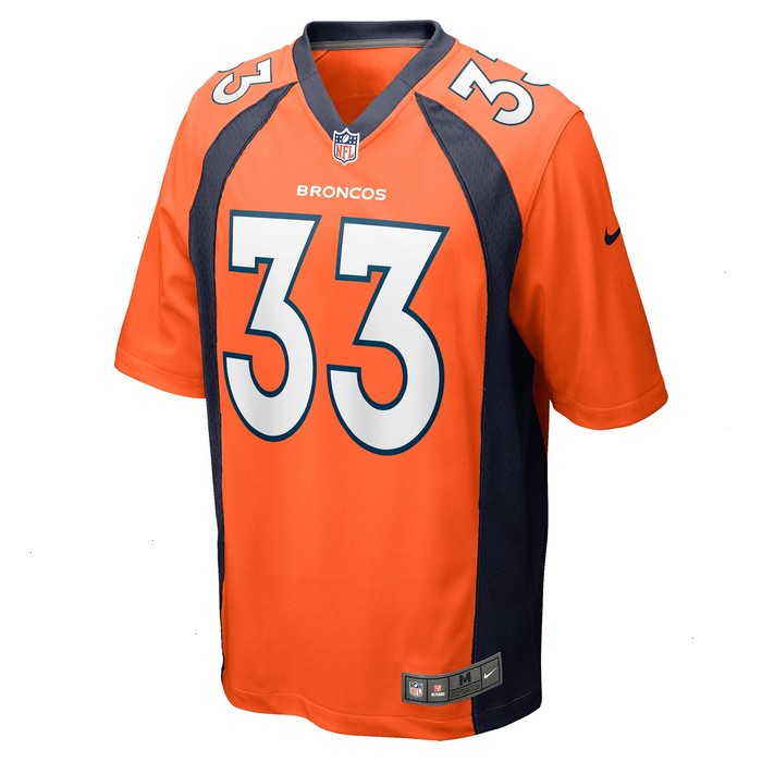 Javonte Williams Denver Broncos Nike Player Game Jersey - Orange