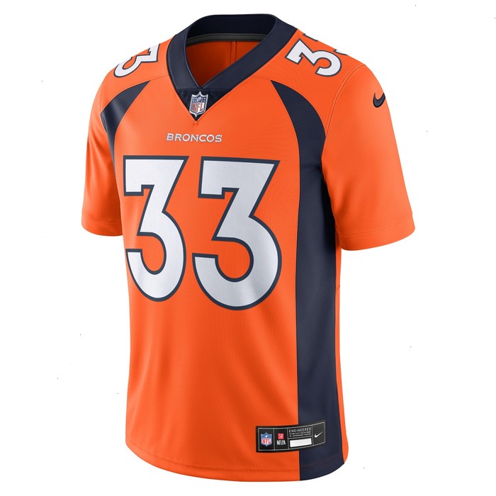 Javonte Williams Denver Broncos Nike  Vapor Untouchable Limited Jersey - Orange