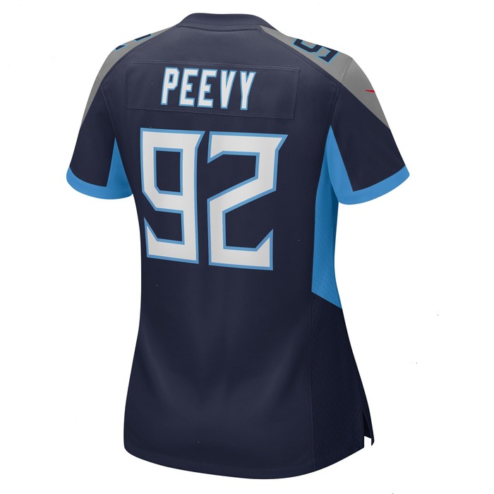 Jayden Peevy Tennessee Titans Nike Women's Team Game Jersey - Navy