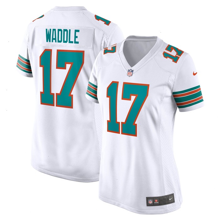 Jaylen Waddle Miami Dolphins Nike Women's Game Jersey - White