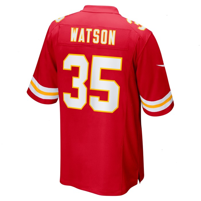 Jaylen Watson Kansas City Chiefs Nike Game Player Jersey - Red