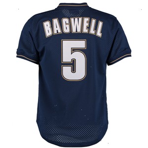 Jeff Bagwell Houston Astros Mitchell & Ness Cooperstown 1997 Mesh Batting Practice Jersey - Navy