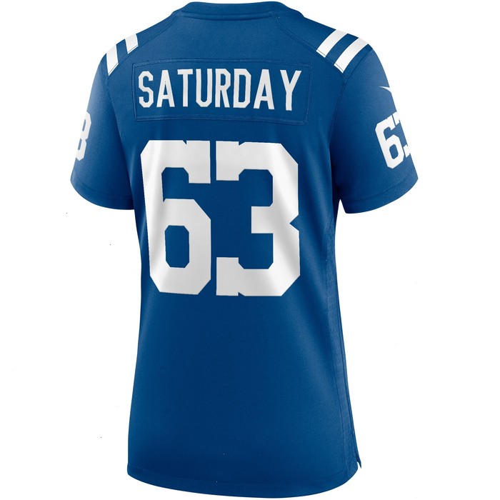 Jeff Saturday Indianapolis Colts Nike Women's Game Retired Player Jersey - Royal