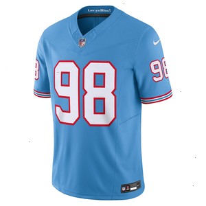 Jeffery Simmons Tennessee Titans Nike Vapor F.U.S.E. Limited Jersey - Light Blue