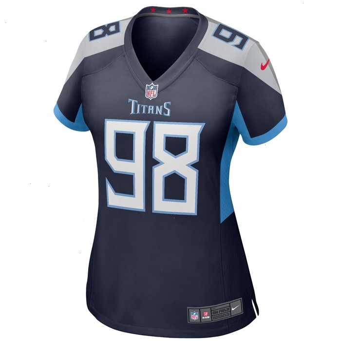 Jeffery Simmons Tennessee Titans Nike Women's Game Jersey - Navy