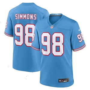 Jeffery Simmons Tennessee Titans Nike Youth Game Jersey - Light Blue