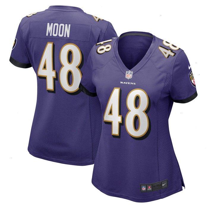 Jeremiah Moon Baltimore Ravens Nike Women's Game Player Jersey - Purple