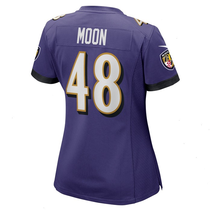 Jeremiah Moon Baltimore Ravens Nike Women's Game Player Jersey - Purple