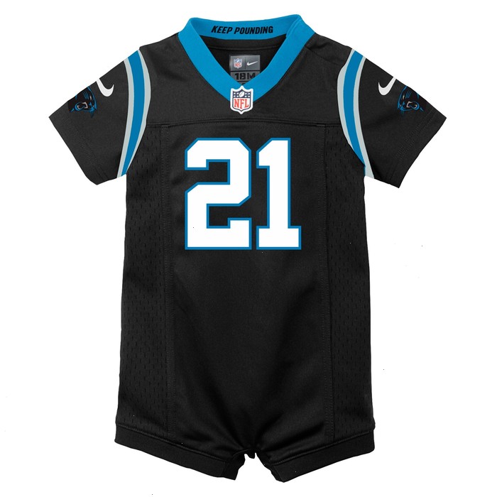 Jeremy Chinn Carolina Panthers Nike Newborn Romper Game Jersey - Black