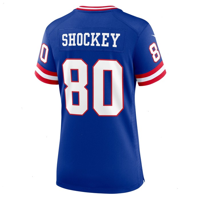 Jeremy Shockey New York Giants Nike Women's Classic Retired Player Game Jersey - Royal