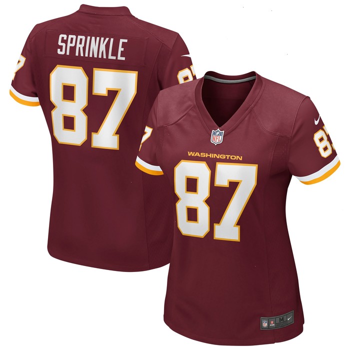 Jeremy Sprinkle Washington Football Team Nike Women's Game Player Jersey -Burgundy