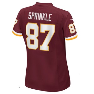 Jeremy Sprinkle Washington Football Team Nike Women's Game Player Jersey -Burgundy