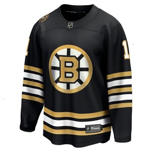 Jeremy Swayman Boston Bruins Fanatics Branded 100th Anniversary Premier Breakaway Player Jersey - Black