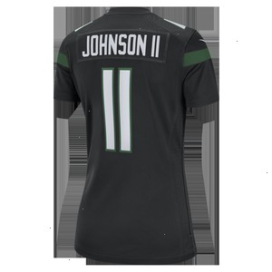 Jermaine Johnson II New York Jets Nike Women's Alternate Game Jersey - Stealth Black