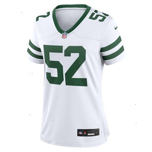 Jermaine Johnson II New York Jets Nike Women's Legacy Player Game Jersey - White