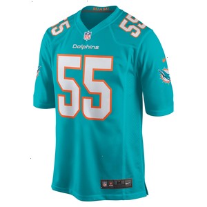 Jerome Baker Miami Dolphins Nike Game Jersey - Aqua