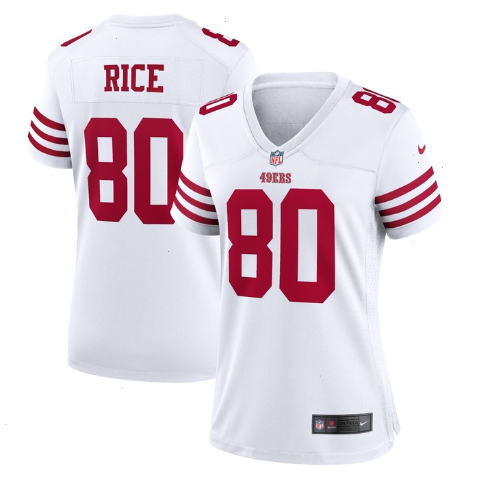 Jerry Rice San Francisco 49ers Nike Women's Retired Player Game Jersey - White