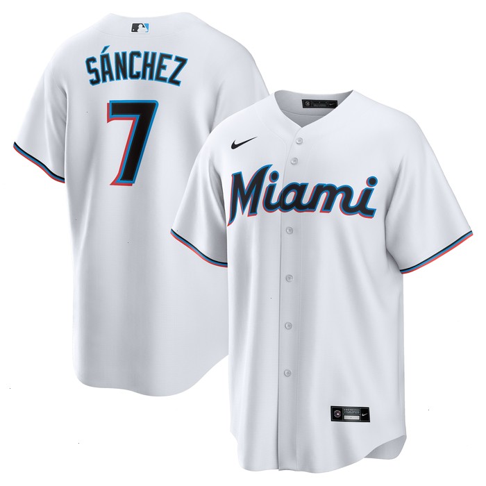 Jesús Sánchez Miami Marlins Nike Home Replica Player Jersey - White