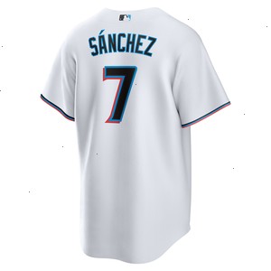 Jesús Sánchez Miami Marlins Nike Home Replica Player Jersey - White