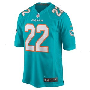 Jevon Holland Miami Dolphins Nike Game Jersey - Aqua