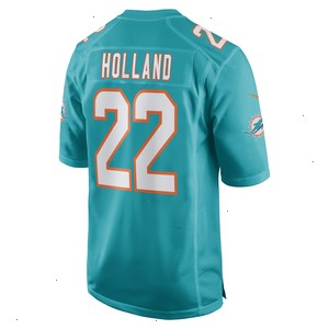 Jevon Holland Miami Dolphins Nike Game Jersey - Aqua