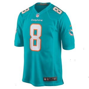 Jevon Holland Miami Dolphins Nike Game Player Jersey - Aqua