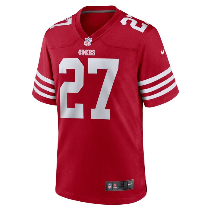 Ji'Ayir Brown San Francisco 49ers Nike Team Game Jersey - Scarlet