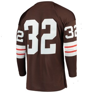 Jim Brown Cleveland Browns Mitchell & Ness 1964 Authentic Throwback Retired Player Jersey - Brown