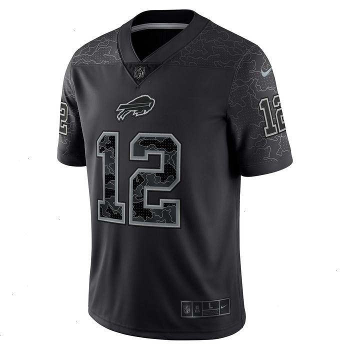 Jim Kelly Buffalo Bills Nike Retired Player RFLCTV Limited Jersey - Black