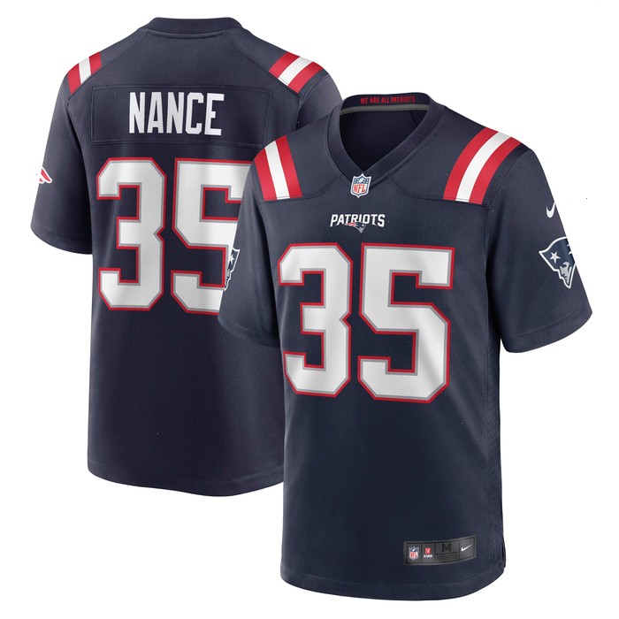 Jim Nance New England Patriots Nike Retired Player Jersey - Navy