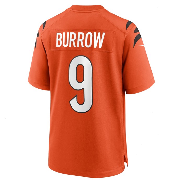 Joe Burrow Cincinnati Bengals Nike Alternate Game Jersey - Orange