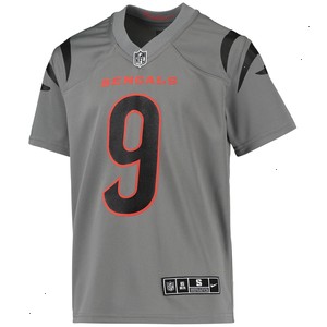 Joe Burrow Cincinnati Bengals Nike Youth Inverted Team Game Jersey - Gray