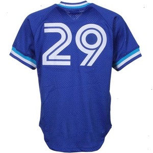 Joe Carter Toronto Blue Jays Mitchell & Ness 1993 Authentic Cooperstown Collection Mesh Batting Practice Jersey - Royal