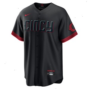 Joe Morgan Cincinnati Reds Nike 2023 City Connect Replica Player Jersey - Black