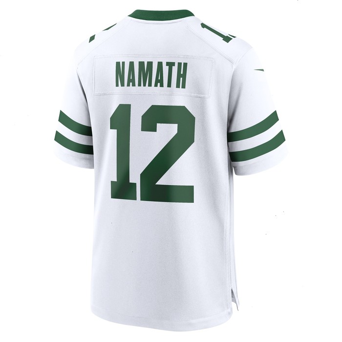 Joe Namath New York Jets Nike Legacy Retired Player Game Jersey - White